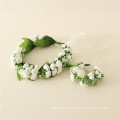 Девушки цветы hairband для свадебные украшения искусственные wisterias свадебные аксессуары